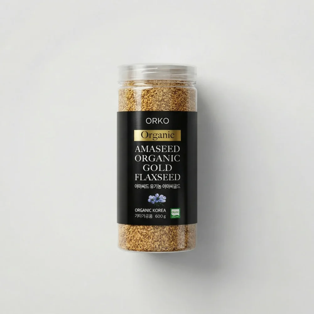 AMASEED Organic Flaxseed Gold 600g